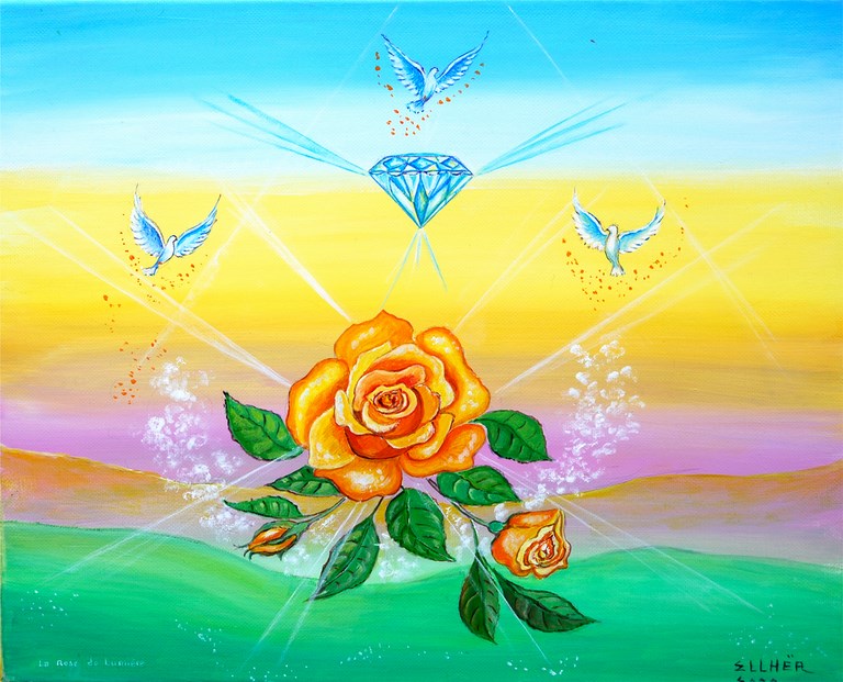 Poster The Rose of Light artist Ellhëa